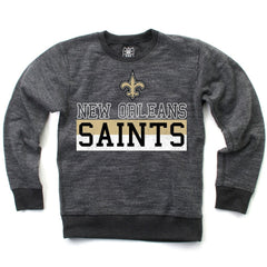 New Orleans Saints Wes & Willy Youth Reversible Fleece Pullover Sweatshirt