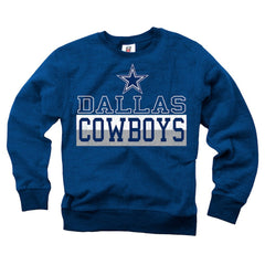 Dallas Cowboys Wes & Willy Youth Reversible Fleece Pullover Sweatshirt