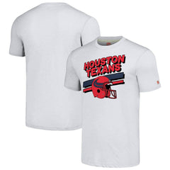 Houston Texans Homage Unisex Striped Tri-Blend T-Shirt