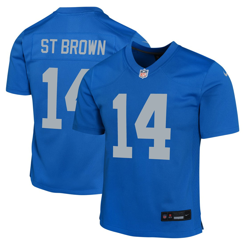 Detroit Lions Nike Amon-Ra St. Brown Youth Game Jersey