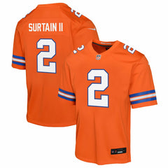 Denver Broncos Nike Patrick Surtain II Youth Game Jersey