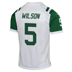 New York Jets Nike Garrett Wilson Youth Game Jersey