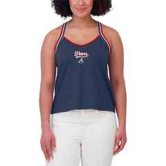 Atlanta Braves WEAR by Erin Andrews Women's Cross Strap Tank Top | MLB Near me