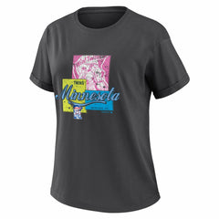 Minnesota Twins WEAR by Erin Andrews Women's Domestic Box Color Boyfriend T-Shirt | MLB Discount