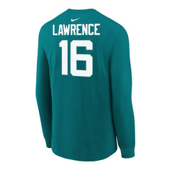 Jacksonville Jaguars Nike Trevor Lawrence Youth Player Name & Number Long Sleeve T-Shirt