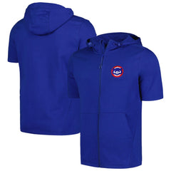 Chicago Cubs Levelwear Recruit Short Sleeve Full-Zip Hoodie | MLB Near me