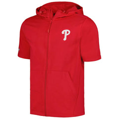 Philadelphia Phillies Levelwear Recruit Short Sleeve Full-Zip Hoodie | MLB Near me