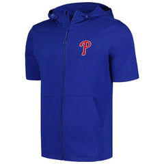 Philadelphia Phillies Levelwear Recruit Short Sleeve Full-Zip Hoodie | MLB Shop