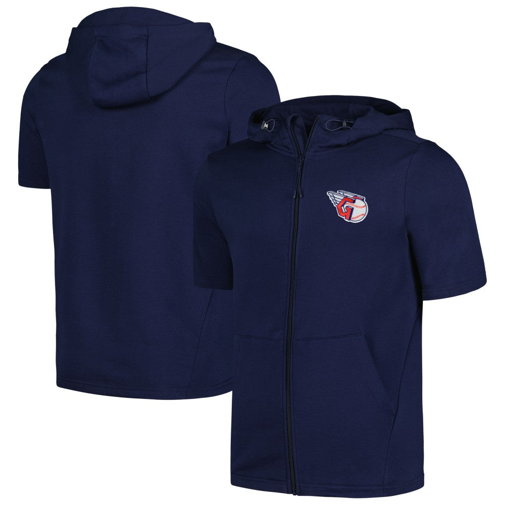 Cleveland Guardians Levelwear Recruit Short Sleeve Full-Zip Hoodie | MLB Near me
