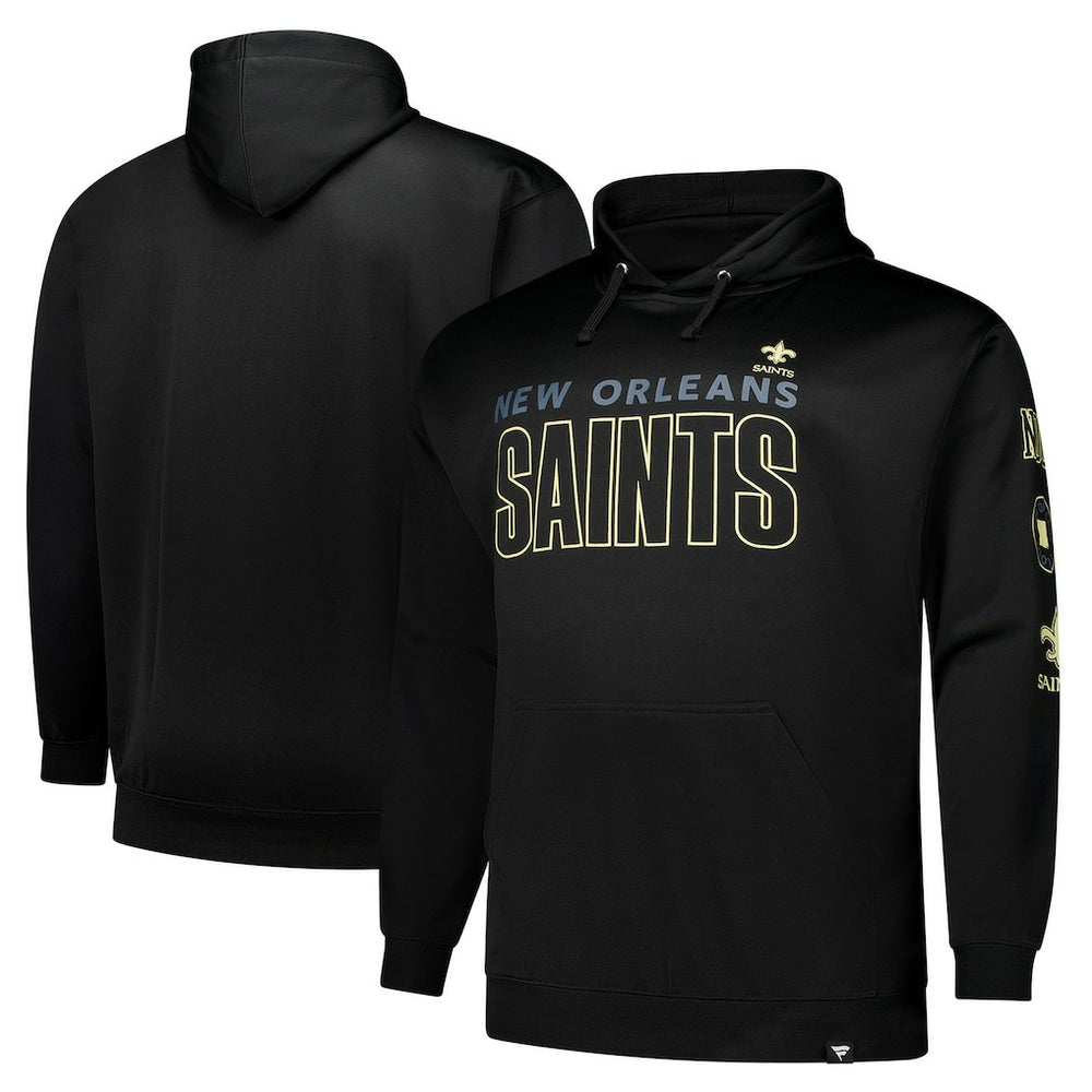 New Orleans Saints Fanatics Big & Tall Fleece Pullover Hoodie