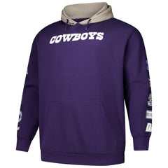 Dallas Cowboys Fanatics Big & Tall Patched Out Pullover Hoodie