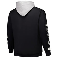 Las Vegas Raiders Fanatics Big & Tall Patched Out Pullover Hoodie