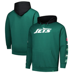 New York Jets Fanatics Big & Tall Patched Out Pullover Hoodie
