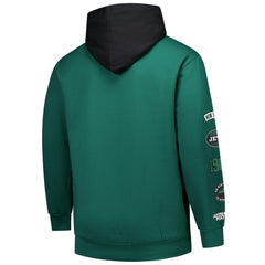 New York Jets Fanatics Big & Tall Patched Out Pullover Hoodie