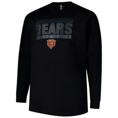 Chicago Bears Profile Big & Tall Pop Long Sleeve T-Shirt