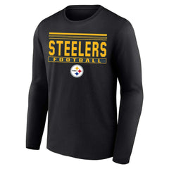 Pittsburgh Steelers Profile Big & Tall Pop Long Sleeve T-Shirt