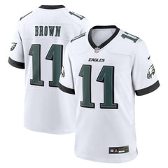 Philadelphia Eagles Nike A.J. Brown White Game Jersey