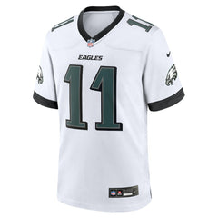 Philadelphia Eagles Nike A.J. Brown White Game Jersey
