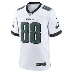 Dallas Goedert Philadelphia Eagles White Game Jersey - White