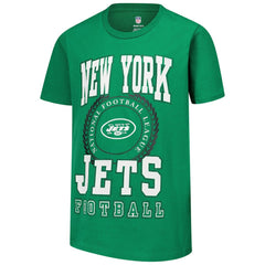 New York Jets Youth Stitched Up Retro Logo T-Shirt