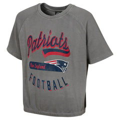 New England Patriots New Era Women's Mineral Wash Short Sleeve Top