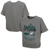 Philadelphia Eagles Women's Mineral Wash Short Sleeve Top