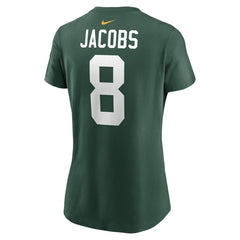 Green Bay Packers Nike Josh Jacobs Women's Player Name & Number T-Shirt