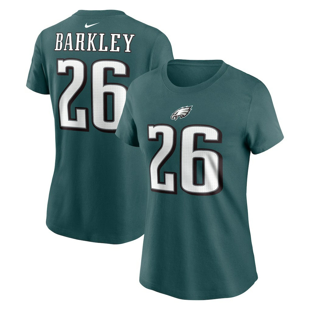 Philadelphia Eagles Nike Saquon Barkley Women's Player Name & Number T-Shirt