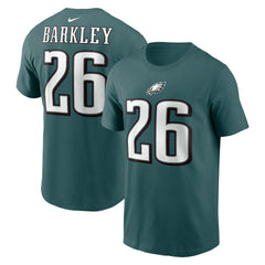 Philadelphia Eagles Nike Saquon Barkley Player Name & Number T-Shirt