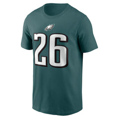 Philadelphia Eagles Nike Saquon Barkley Player Name & Number T-Shirt