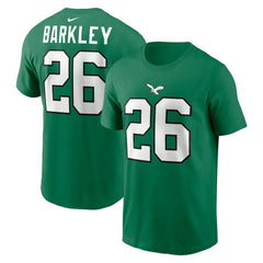 Philadelphia Eagles Nike Saquon Barkley Player Name & Number T-Shirt