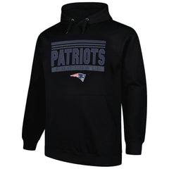 New England Patriots Fanatics Big & Tall Pop Pullover Hoodie