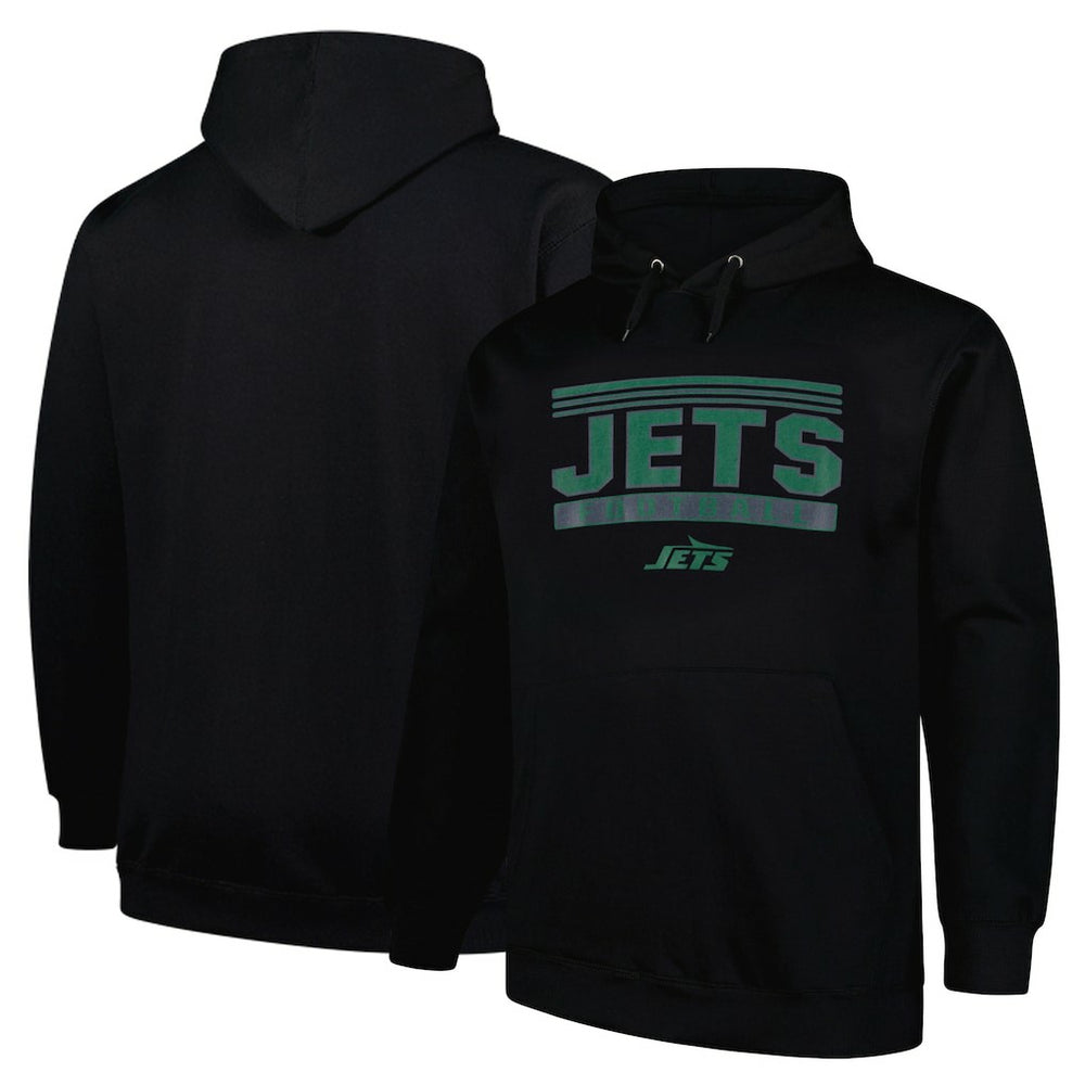 New York Jets Fanatics Big & Tall Pop Pullover Hoodie