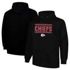 Kansas City Chiefs Fanatics Big & Tall Pop Pullover Hoodie