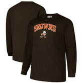 Cleveland Browns Fanatics Big & Tall Throwback Thermal Long Sleeve T-Shirt