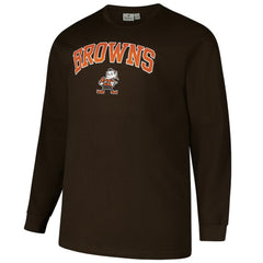 Cleveland Browns Fanatics Big & Tall Throwback Thermal Long Sleeve T-Shirt