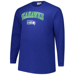 Seattle Seahawks Fanatics Big & Tall Throwback Thermal Long Sleeve T-Shirt