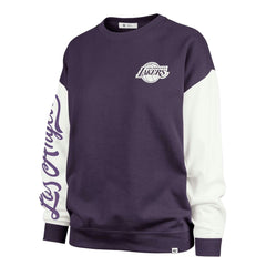 Los Angeles Lakers '47 Women's Rise Andie Pullover Sweatshirt Outlet