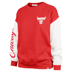 Chicago Bulls '47 Women's Rise Andie Oversized Pullover Sweatshirt Online