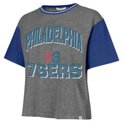 Philadelphia 76ers '47 Women's Rise Clubhouse Ziggy Color Block T-Shirt Online