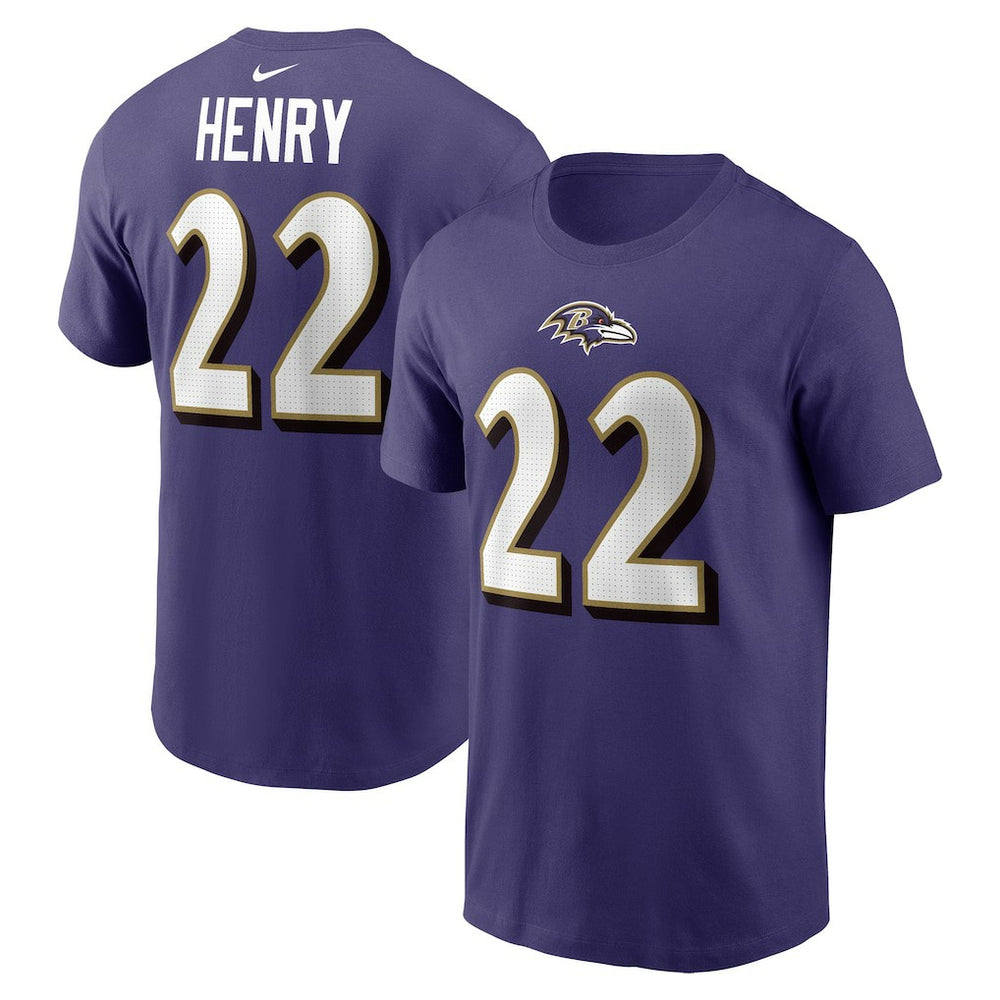 Baltimore Ravens Nike Derrick Henry Player Name & Number T-Shirt