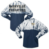 Nashville Predators Spirit Jersey Unisex Crystal Half Dye Long Sleeve T-Shirt For Sale