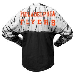 Philadelphia Flyers Spirit Jersey Unisex Crystal Half Dye Long Sleeve T-Shirt Outlet