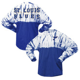 St. Louis Blues Spirit Jersey Unisex Crystal Half Dye Long Sleeve T-Shirt For Sale