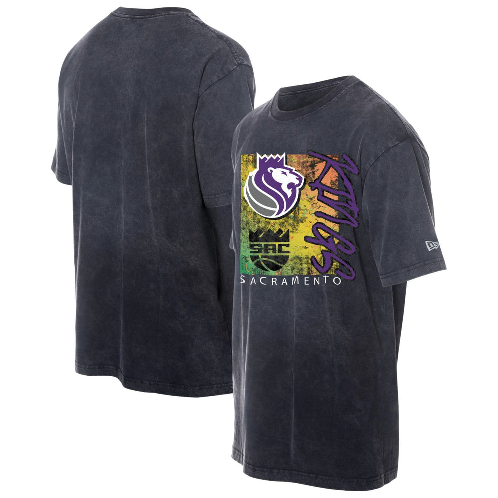 Sacramento Kings Distressed Sport Classics Enzyme Washed T-Shirt New