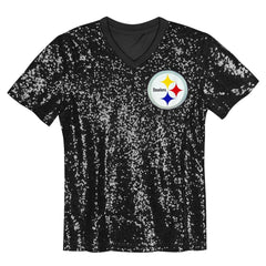 Pittsburgh Steelers T.J. Watt Women's Player Name & Number V-Neck Fashion Jersey