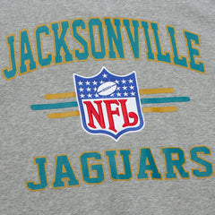 Jacksonville Jaguars Mitchell & Ness All Over 4.0 Vintage Logo Pullover Sweatshirt