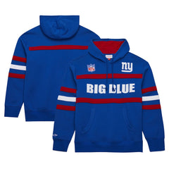 New York Giants Vintage Logo Head Coach Fleece Pullover Hoodie
