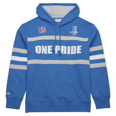 Detroit Lions Vintage Logo Head Coach Fleece Pullover Hoodie