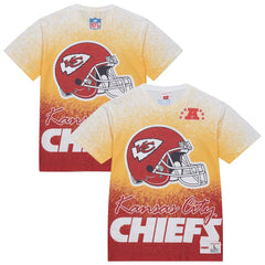Kansas City Chiefs Mitchell & Ness Team Burst Vintage Logo T-Shirt